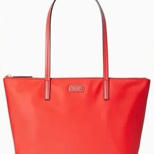 Kate Spade HaydenTop Zip Tote in Currant Jam (Red)